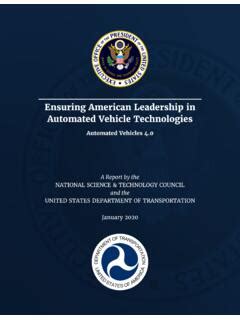 us.av4|Ensuring American Leadership in Automated Vehicle。